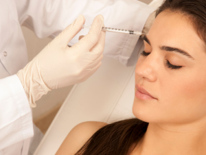 Anti-wrinkle injection treatment at London Body Clinic for forehead lines, frown lines and crow’s feet
