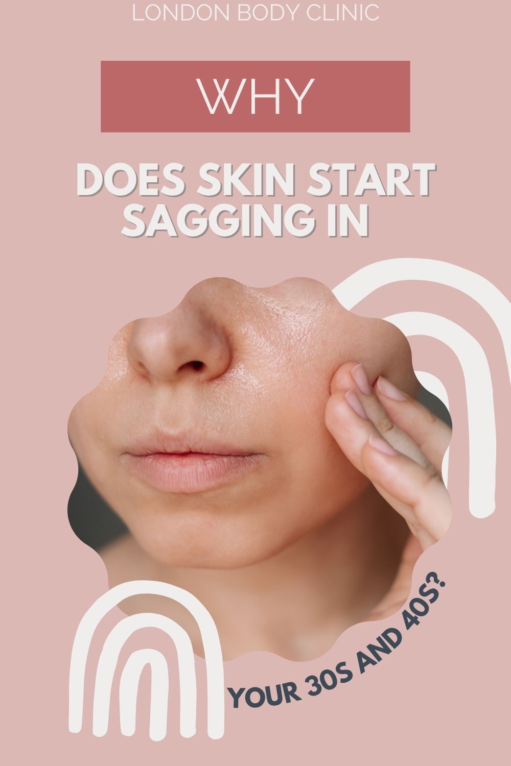 Sagging skin in your 30s and 40s showing facial skin laxity, collagen loss and signs of natural ageing