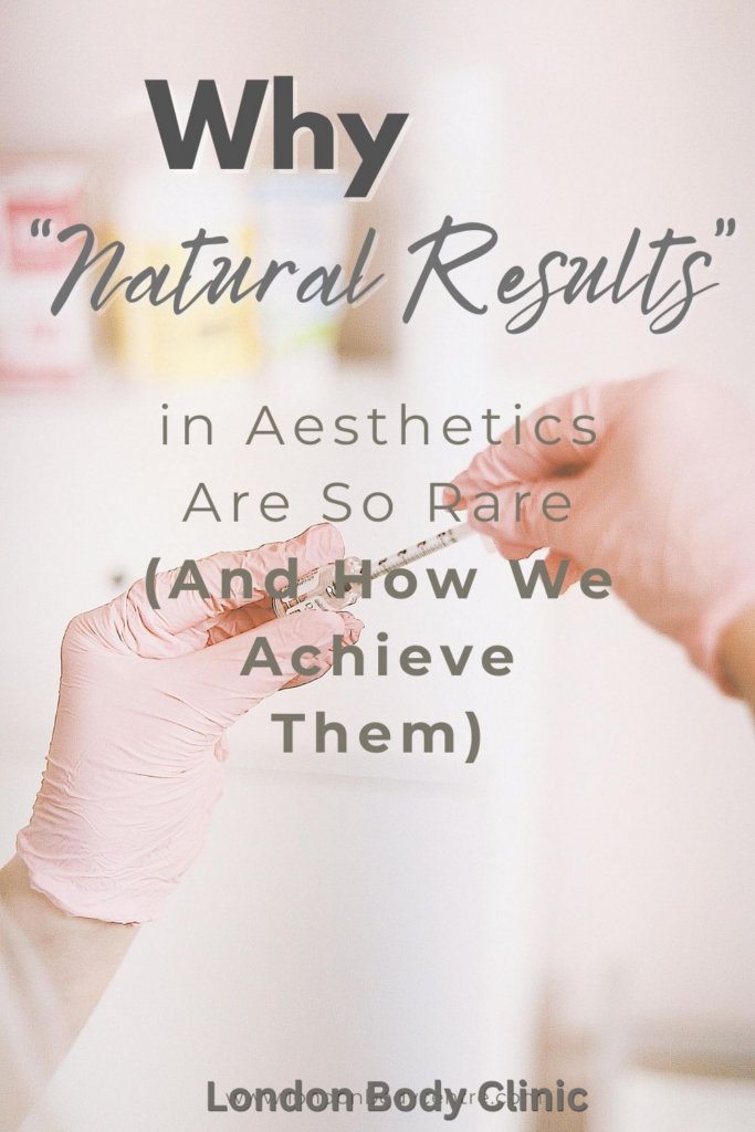 Natural-looking facial aesthetics results with subtle Botox and dermal filler at London Body Clinic